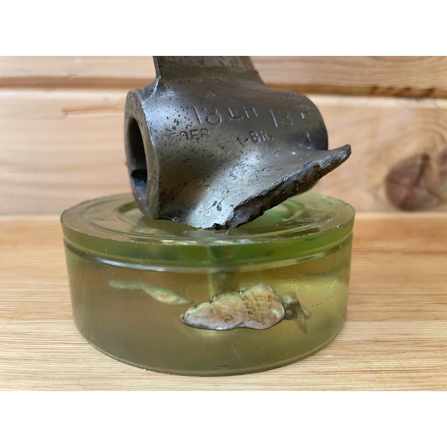 Bronze Vintage Bronze Boat Propeller Nautical Presentation Sculpture For Sale - Image 8 of 9