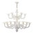 Early 21st Century Monumental White Rezzonico Murano Glass Chandelier by Simoeng for Simoeng For Sale - Image 5 of 7
