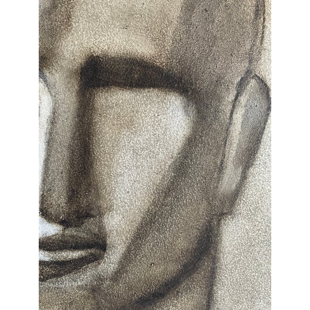 1970s Vintage Mid Century Cubist Still Life Oil Painting For Sale - Image 5 of 11