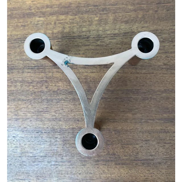 Mid-Century Stacking Candleholder in Copper For Sale - Image 15 of 18