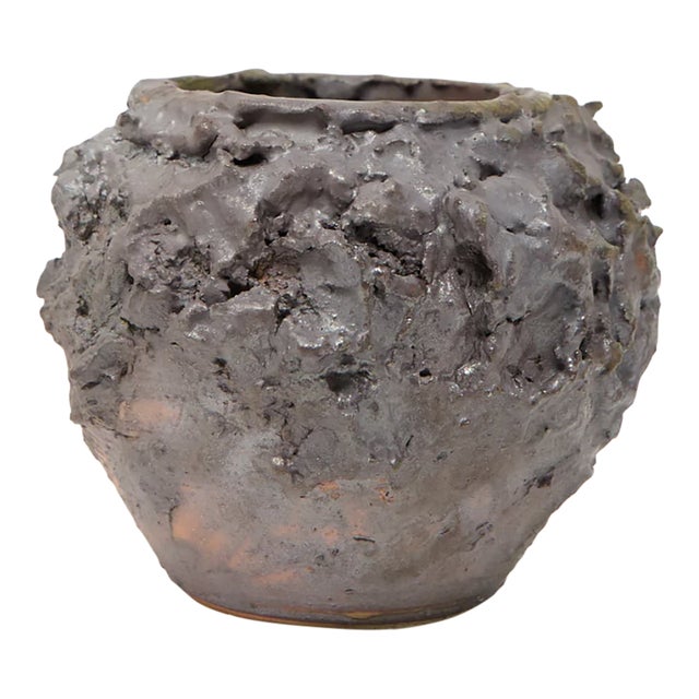 Handmade 'Ash Bloom' Wood-Fired Porcelain Vase by Chala Toprak For Sale