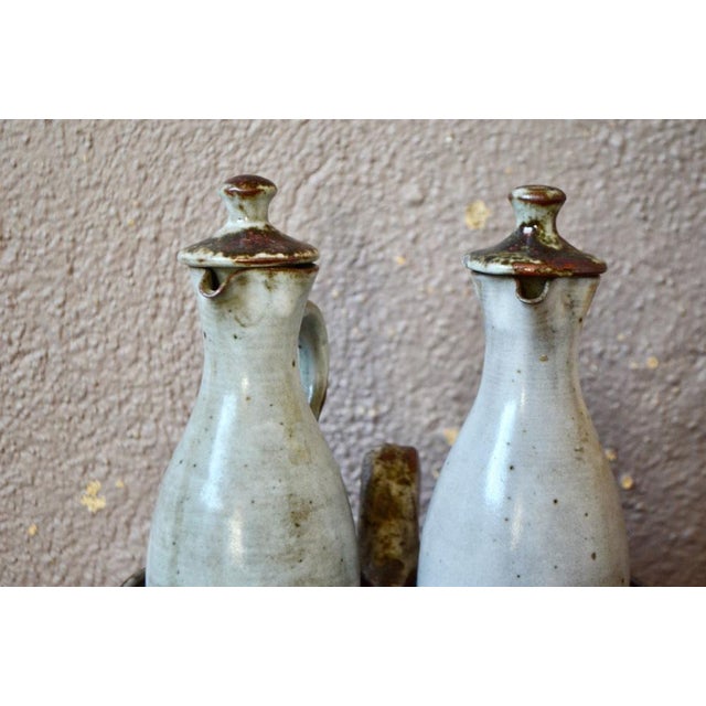 Beige Chantal and Thierry Robert Ceramic Set, 1960s, Set of 3 For Sale - Image 8 of 17