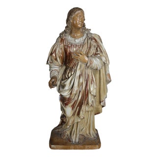 Figurative Sculpture, 17th Century, Walnut For Sale
