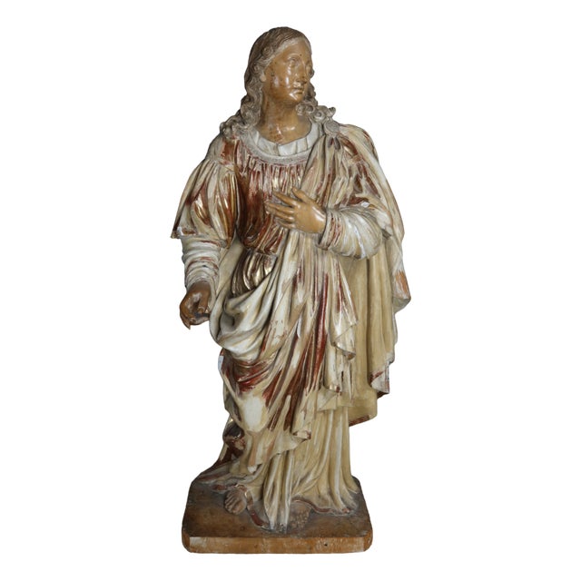 Figurative Sculpture, 17th Century, Walnut For Sale