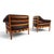 Leather Lounge Sessel by Sven Ellekaer for Coja, 1960, Set of 2 For Sale - Image 6 of 13