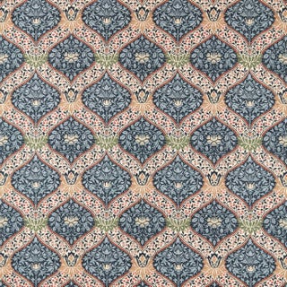 Morris & Co. Norbury Fabric in Indigo For Sale