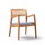 Jens Risom Jens Risom Model C-140 Mid Century Playboy Walnut and Cane Dining Chairs - Set of 8 For Sale - Image 4 of 12
