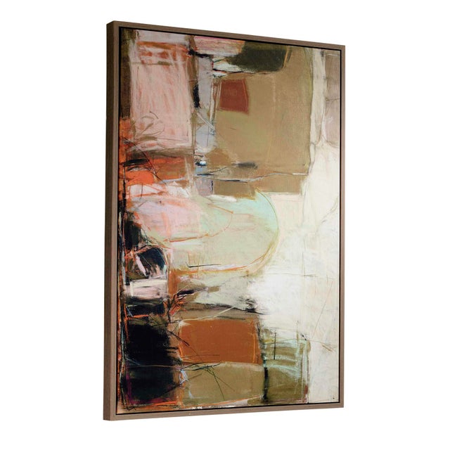 Kenneth Ludwig Chicago Palace Walls Framed Abstract Art For Sale - Image 4 of 4