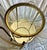 Early 20th Century Italian Rotating Round Brass & Glass Bar/Desert Cart Trolley Removeable Tray For Sale - Image 10 of 12