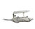 Metal Mexican Painted Punched Tin Folk Art Armadillo Candle Holder Wall Mount Shelf Sitter For Sale - Image 7 of 7