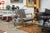 Pair of Vintage Kjaerholm Style Tapered Metal and Glass Side End Tables For Sale - Image 4 of 7