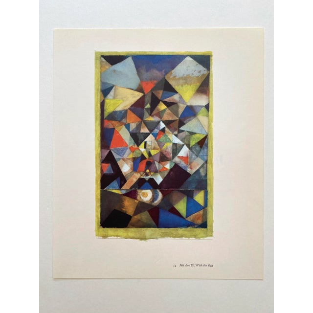 Paul Klee Vintage 1969 Abstract Modernist Lithograph Print