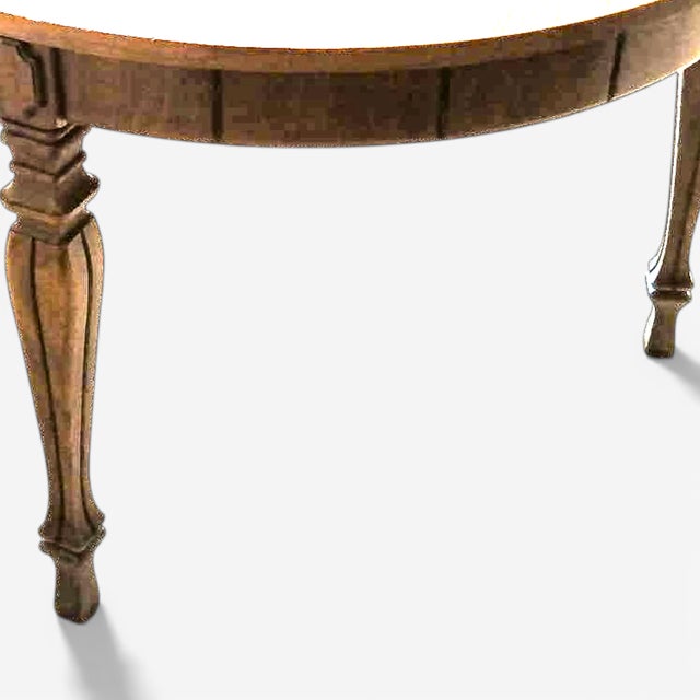 Thomasville French Regency Louis XVI Walnut and Chestnut Extension Dining Table, Circa 1960s For Sale - Image 13 of 15