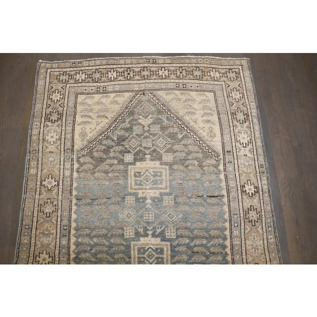 Kurd Bidjar Blue Gray Rug no. j5184 For Sale - Image 9 of 9
