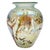 Transparent Don Richardson Carlson Art Glass Iridescent Hearts & Vines Vase 5.75" For Sale - Image 8 of 11