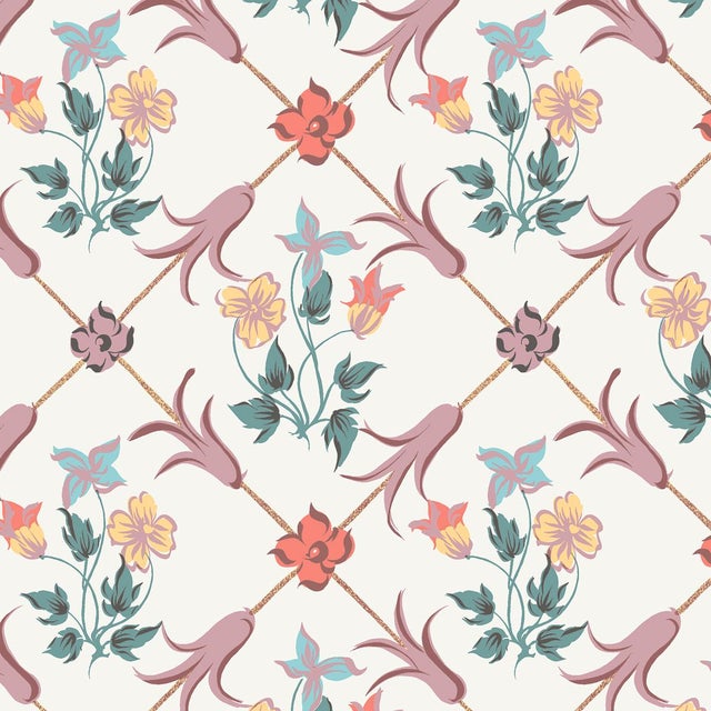 Sample - Borastapeter Tessin Wallpaper in Multi For Sale