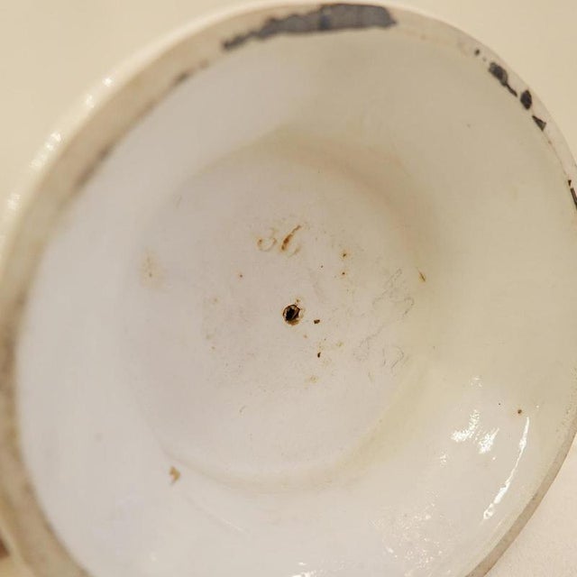 Porcelain Virgin Mary with Child Christ, 19th Century For Sale - Image 12 of 14