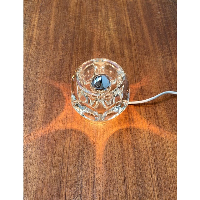 1970s Vintage German Glass Table Lamp from Peill & Putzler For Sale - Image 5 of 18