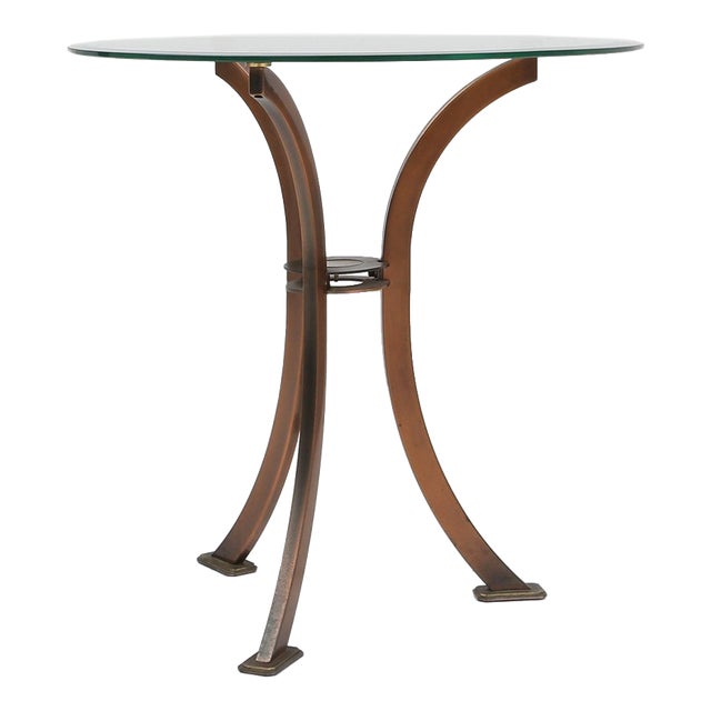 Hollywood Regency Side Table from Belgo Chrom, Belgium, 1980s For Sale