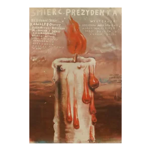 1972 Polish Movie Poster, Smierk Prezydenta (President's Smile) - Czerniawski