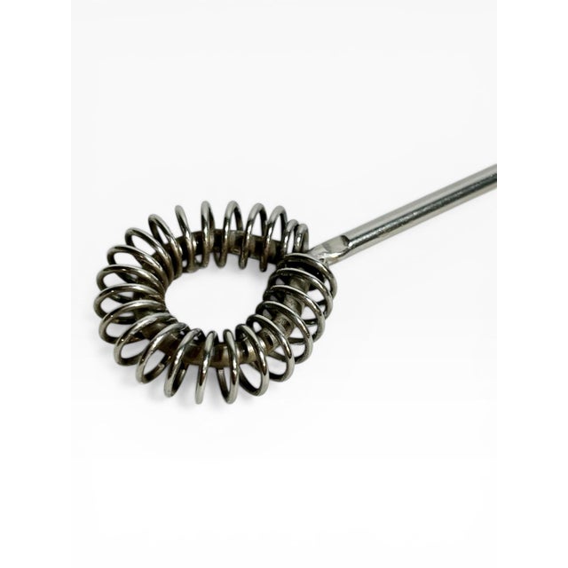 Vintage French Stainless Cocktail Swizzle Sticks - Set of 8 For Sale - Image 4 of 6