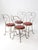 Mid 20th Century Vintage 1960s Simpson Bosworth Heart Back Ice Cream Parlor Dinette Set For Sale - Image 5 of 18