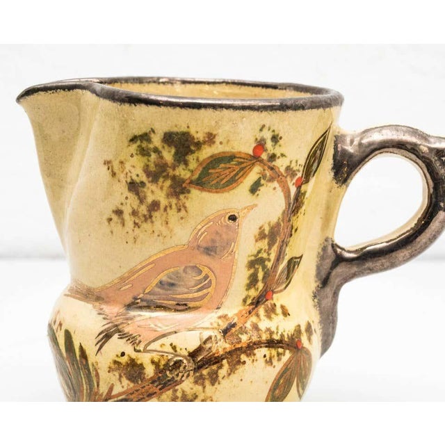 Catalan Hand-Painted Ceramic Jug Vase by Diaz Costa, 1960s For Sale - Image 6 of 14
