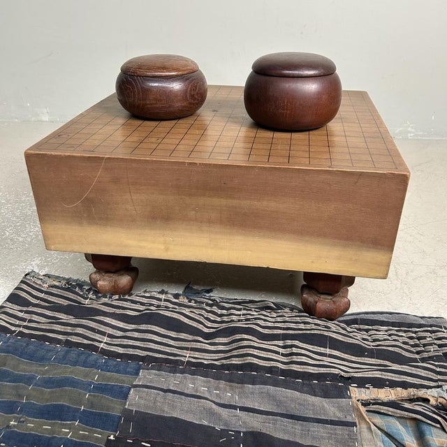 Vintage Go Game Board Goban Kaya, Japan, 1920, Set of 3 For Sale - Image 14 of 18