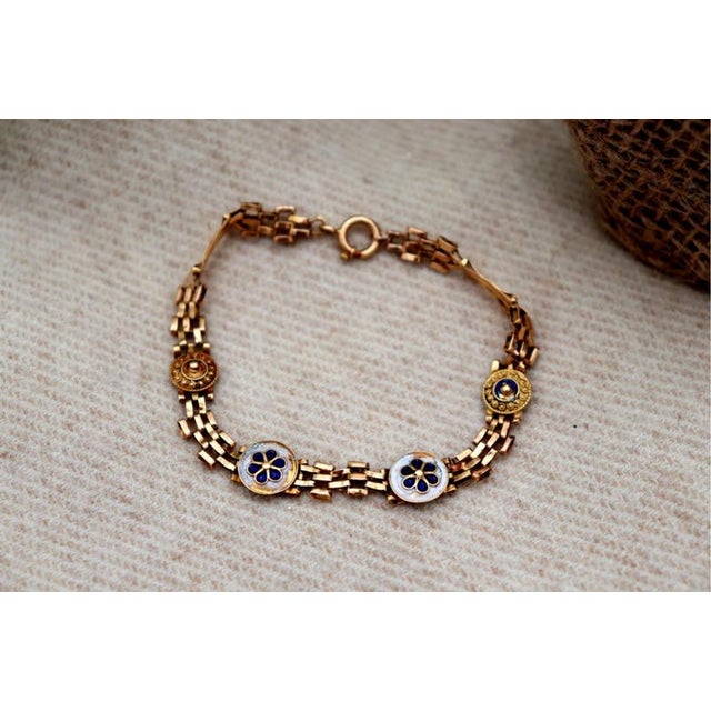 19.2k Gold Bracelet For Sale - Image 5 of 8