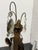 Late 20th Century Hollywood Regency Crystal Prism Five Light Wall Sconce, Vintage For Sale - Image 5 of 12