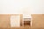 Chairs in Wood Construction with Shelf and White Stained by Felice Dittli, 2006, Set of 2 For Sale - Image 4 of 13