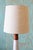 1960s 1960s Jane and Gordon Martz Table Lamp M165 Marshall Studios Matte White Tan Incising Walnut For Sale - Image 5 of 9