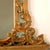 Gold 1940s French Louis XIV Style Ornately Scrolled Giltwood & Polychromed Console Set For Sale - Image 8 of 12