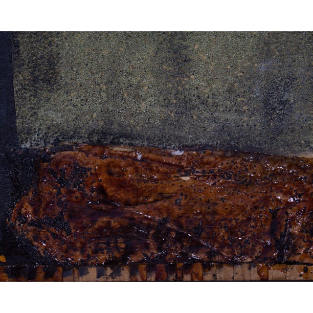 2000 - 2009 Signed 2005 “Asuka 5” Mixed Media Collage by Artist Juliet Holland For Sale - Image 5 of 8