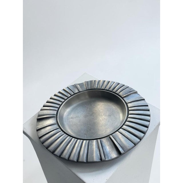 Vintage Danish Art Deco Pewter Ashtray by Just Andersen, 1930s For Sale - Image 7 of 11