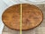 Antique Oval Coffee Table, Tiger Oak, Drawer, Shelf, Petite Size, Empire Style For Sale - Image 10 of 11