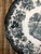 A RARE green vintage "Palissy 1790 Avon Scenes" hand engraved extra large serving platter. This color and size is rare,...