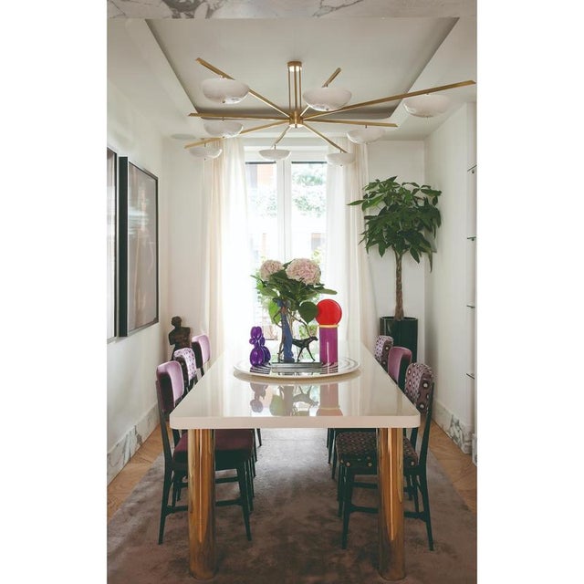 Jazz Rectangular Table in Powder-Coated Aluminum by Altreforme For Sale - Image 6 of 10