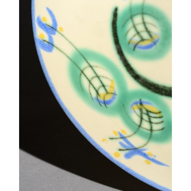 Ceramic Art Deco Bauhaus Ceramic Footed Bowl by Margarete Heymann-Löbenstein for Haël Workshops, 1930s For Sale - Image 7 of 13