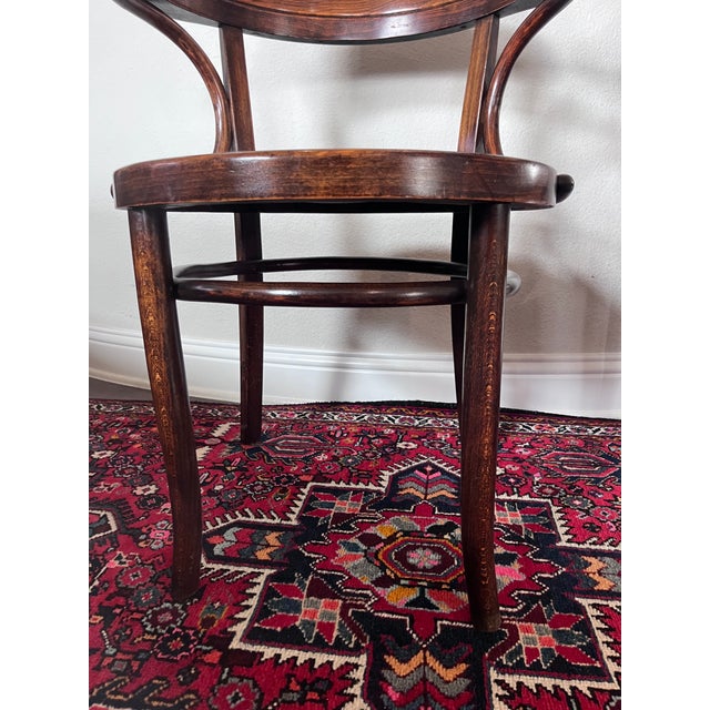 1910s Set of 4 - Antique Mundus and Jacob & Josef Kohn Bentwood Armchairs For Sale - Image 5 of 12