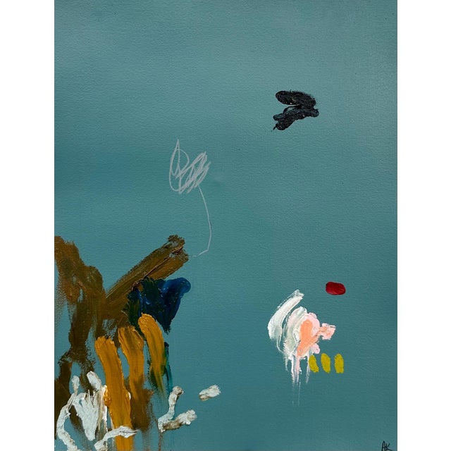 AK Hardeman Abstract Mixed-Media Original Painting, "Distributor ...
