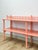 Pink Vintage Console Table Thomasville Allegro Style Pink Faux Bamboo Hollywood Regency For Sale - Image 8 of 14