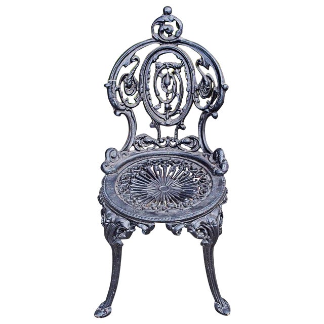 Antique 1920 Cast Iron Garden Chair Chairish