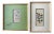 Framed Chinese Antique Textile Fragments Qing Dynasty Provenance - A Pair For Sale