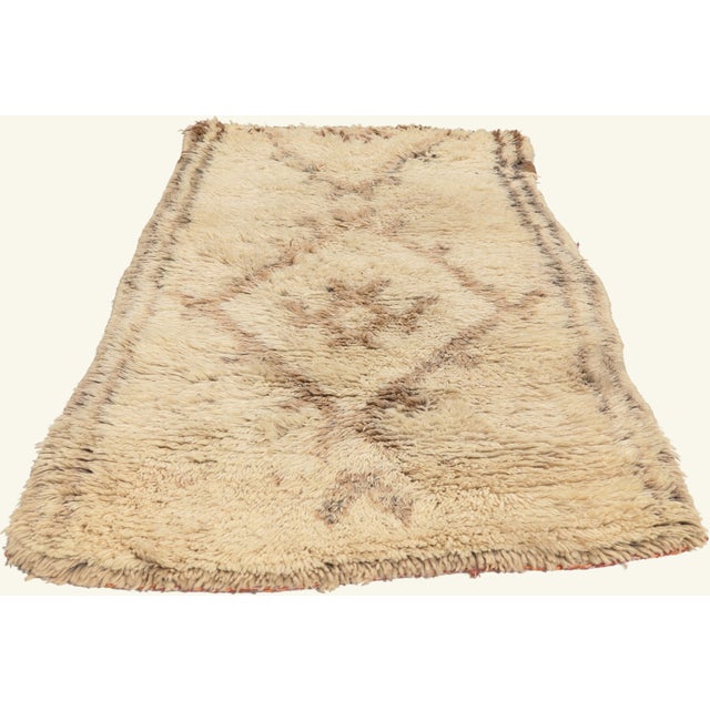 Contemporary Vintage Azilal Moroccan Rug, 02'09 X 06'00 For Sale - Image 3 of 10