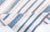 Mid 20th Century Doris Leslie Blau Vintage Indian Dhurrie Striped Blue Beige Rug For Sale - Image 5 of 8