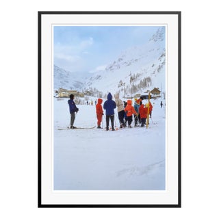 Toni Frissell 'Val D’Isere' Archival Pigment Print Framed in Black For Sale