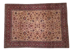 1950s Vintage Persian Kashan Rug