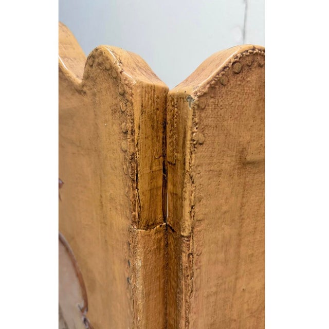 Wood 18th Century French Three Panel Screen For Sale - Image 7 of 7