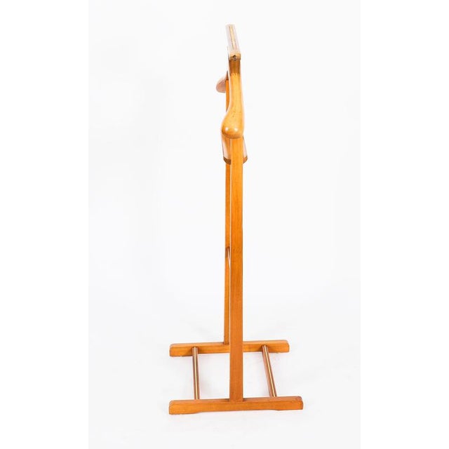 Vintage Edwardian Revival Walnut Valet Clothes Stand, Late 20th Century For Sale - Image 6 of 9